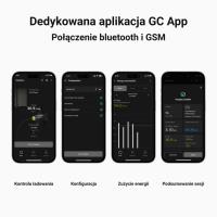 Green Cell - Ładowarka HabuDen Wallbox 22kW 32A 5m Typ 2 do ładowania pojazdów elektrycznych EV z aplikacją GC Bluetooth WiFi NFC