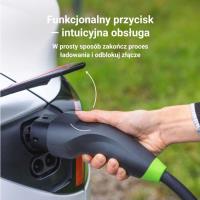 Green Cell - Ładowarka HabuDen Wallbox 22kW 32A 5m Typ 2 do ładowania pojazdów elektrycznych EV z aplikacją GC Bluetooth WiFi NFC