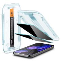 Spigen GLAS.TR EZ FIT Privacy 2-Pack - Szkło hartowane z filtrem prywatyzującym do Google Pixel 9 / 9 Pro 2 szt