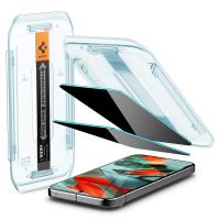 Spigen GLAS.TR EZ FIT Privacy 2-Pack - Szkło hartowane z filtrem prywatyzującym do Google Pixel 9 Pro XL 2 szt