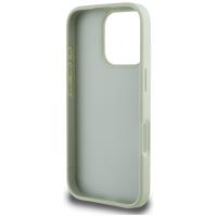 Guess Grained Big 4G Logo Small Classic Logo - Etui do iPhone 16 Pro (zielony)