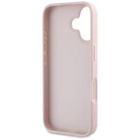 Guess Grained Big 4G Logo Small Classic Logo - Etui do iPhone 16 (różowy)