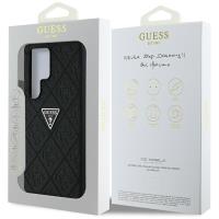 Guess Hot Stamp 4G Pattern Triangle Metal Logo - Etui Samsung Galaxy S25 Ultra (czarny)