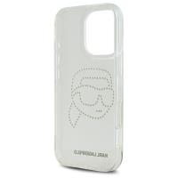 Karl Lagerfeld IML Rhinestones Karl Head - Etui do iPhone 16 Pro Max (przezroczysty)