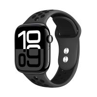 Crong Duo Sport - Pasek do Apple Watch 38/40/41/42 mm (szary/czarny)