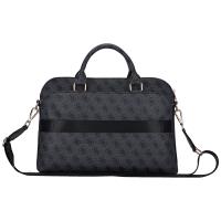 Guess 4G Zipper Pocket Triangle Logo - Torba na notebooka 15" (czarny)