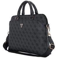 Guess 4G Zipper Pocket Triangle Logo - Torba na notebooka 15" (czarny)