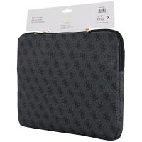 Guess 4G Zipper Pocket Triangle Logo Sleeve - Etui na notebooka 14" (czarny)