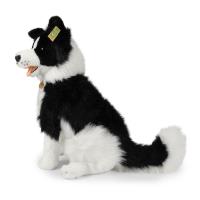 Rappa - Pluszowa realistyczna maskotka Pies Border Collie siedzący 40 cm Eco-Friendly