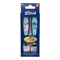 Disney Stitch - Zestaw metalowych sztućców z kolekcji Stitch & Angel (łyżka i widelec)