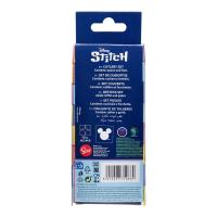 Disney Stitch - Zestaw metalowych sztućców z kolekcji Stitch & Angel (łyżka i widelec)