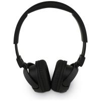 Guess Metal Logo Script - Bezprzewodowe słuchawki nauszne Bluetooth V5.3 (czarny)