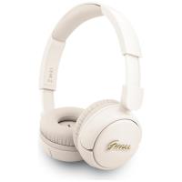 Guess Metal Logo Script - Bezprzewodowe słuchawki nauszne Bluetooth V5.3 (beżowy) Guess Metal Logo Script - Bezprzewodowe słuchawki nauszne Bluetooth V5.3 (beżowy)