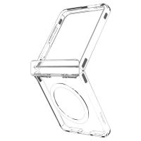 Spigen Ultra Hybrid Pro Mag MagSafe - Etui do Samsung Galaxy Z Flip 7 (Clear/White)
