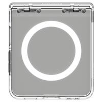 Spigen Ultra Hybrid Pro Mag MagSafe - Etui do Samsung Galaxy Z Flip 7 (Clear/White)