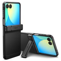 Spigen Tough Armor Pro Mag MagSafe - Etui do Samsung Galaxy Z Flip 7 (Black) Spigen Tough Armor Pro Mag MagSafe - Etui do Samsung Galaxy Z Flip 7 (Black)