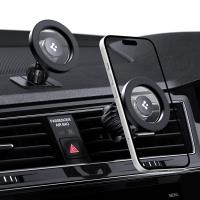 Spigen MFT13 Magnetic Dashboard & Vent Car Mount - Magnetyczny uchwyt samochodowy MagSafe (Czarny)