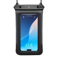 Spigen A611P Universal Waterproof Float Case 2-Pack - Etui wodoodporne do smartfonów do 6.9" (2 sztuki) (Matte Black)