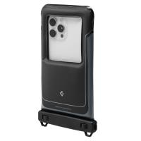 Spigen A611P Universal Waterproof Float Case 2-Pack - Etui wodoodporne do smartfonów do 6.9" (2 sztuki) (Matte Black)
