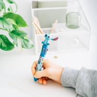 Disney Stitch - Długopis automatyczny 10-kolorowy z figurką 3D