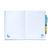 Disney Stitch - Pluszowy notatnik A5 + długopis latarka z kolekcji Tropical