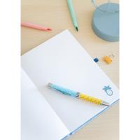 Disney Stitch - Pluszowy notatnik A5 + długopis latarka z kolekcji Tropical