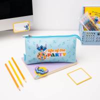 Disney Stitch - Piórnik 3-komorowy z kolekcji Waves