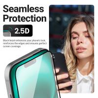 Crong 3D Armour Glass - Szkło hartowane iPhone 16e / iPhone 14 / iPhone 13 + ramka instalacyjna