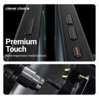 Crong Hybrid Frost MAG Cover - Etui MagSafe iPhone 17 Pro Max (czarny)