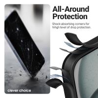 Crong Hybrid Frost MAG Cover - Etui MagSafe iPhone 17 Pro Max (czarny)