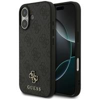 Guess 4G Small 4G and Classic MagSafe - Etui do iPhone 17 (czarny) Guess 4G Small 4G and Classic MagSafe - Etui do iPhone 17 (czarny)
