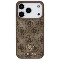 Guess 4G Small 4G and Classic MagSafe - Etui do iPhone 17 Pro (brązowy)