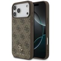 Guess 4G Small 4G and Classic MagSafe - Etui do iPhone 17 Pro Max (brązowy) Guess 4G Small 4G and Classic MagSafe - Etui do iPhone 17 Pro Max (brązowy)