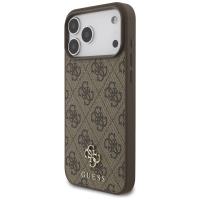 Guess 4G Small 4G and Classic MagSafe - Etui do iPhone 17 Pro Max (brązowy)