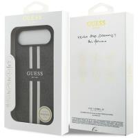 Guess 4G Printed Stripes MagSafe - Etui iPhone 17 Air (czarny)