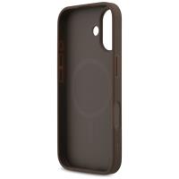 Guess 4G Printed Stripes MagSafe - Etui iPhone 17 (brązowy)