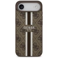 Guess 4G Printed Stripes MagSafe - Etui iPhone 17 Air (brązowy)