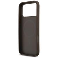 Guess 4G Printed Stripes MagSafe - Etui iPhone 17 Pro Max (brązowy)