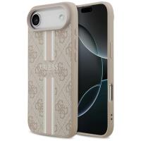 Guess 4G Printed Stripes MagSafe - Etui iPhone 17 Air (różowy) Guess 4G Printed Stripes MagSafe - Etui iPhone 17 Air (różowy)