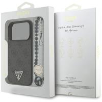 Guess 4G Strap Triangle Logo MagSafe - Etui do iPhone 17 Pro (czarny)