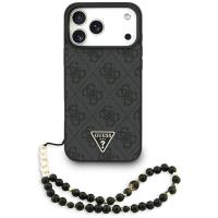 Guess 4G Strap Triangle Logo MagSafe - Etui do iPhone 17 Pro Max (czarny)