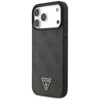 Guess 4G Strap Triangle Logo MagSafe - Etui do iPhone 17 Pro Max (czarny)