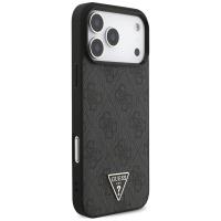 Guess 4G Strap Triangle Logo MagSafe - Etui do iPhone 17 Pro Max (czarny)