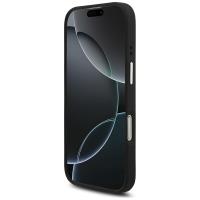 Guess Grained Big 4G Classic Logo - Etui iPhone 17 (czarny)