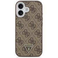 Guess 4G Triangle Logo MagSafe - Etui iPhone 17 (brązowy)