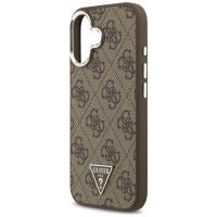 Guess 4G Triangle Logo MagSafe - Etui iPhone 17 (brązowy)