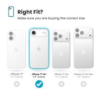 Speck Presidio2 Grip MagSafe - Etui iPhone Air (Deep Sea / Silver Metallic / Spell Blue)
