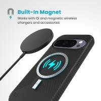 Speck Presidio2 Grip Magnet - Etui Google Pixel 10 / Google Pixel 10 Pro (Black/Slate Grey)