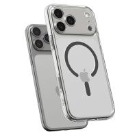 Spigen Ultra Hybrid Mag MagSafe - Etui do iPhone 17 Pro (Clear/Graphite)