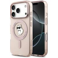 Karl Lagerfeld IML Choupette MagSafe - Etui iPhone 17 Pro (różowy)